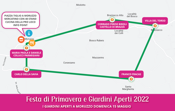 I Giardini Aperti a Moruzzo il 15 maggio 2022