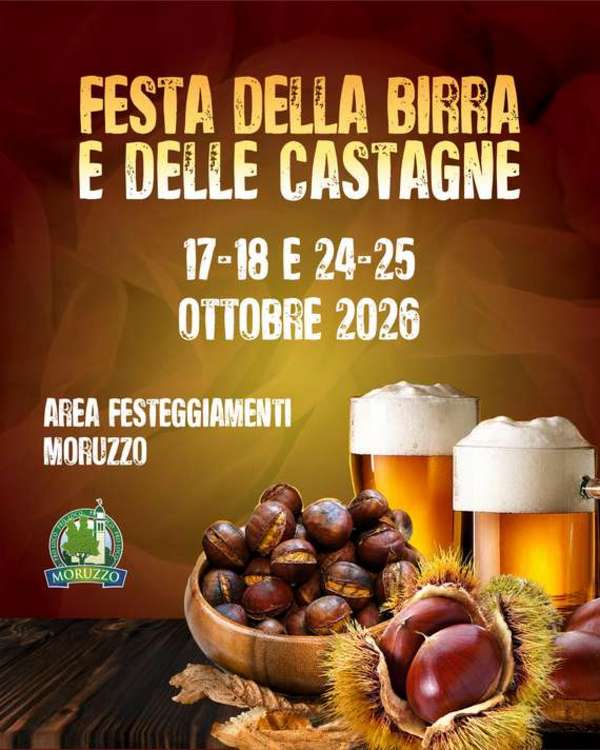 Festa della Birra e delle Castagne 2026 a Moruzzo