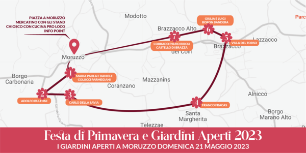 I Giardini Aperti a Moruzzo il 21 maggio 2023