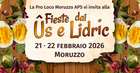Fiesta dai ÛS E LIDRIC a Moruzzo 21-22 febbraio 2026